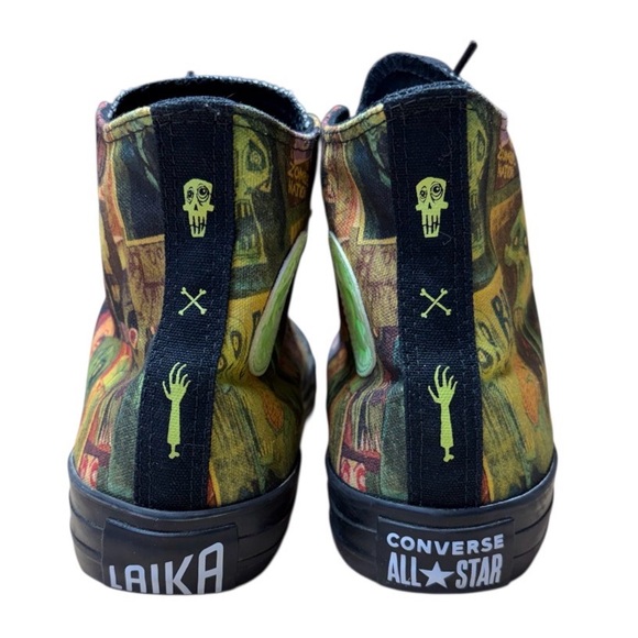 RARE Converse Chuck Taylor LAIKA Paranorman Mens 5 Womens 7 Zombie Nation - Picture 7 of 11